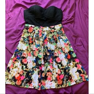 Strapless Spring Dress